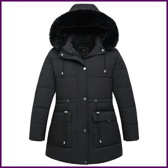 Plus Size Down Parka JacketWaterproof Windproof Winter Coat